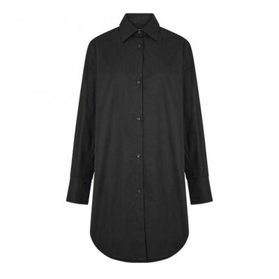Womens/Ladies Relaxed Fit Long-Sleeved Shirt