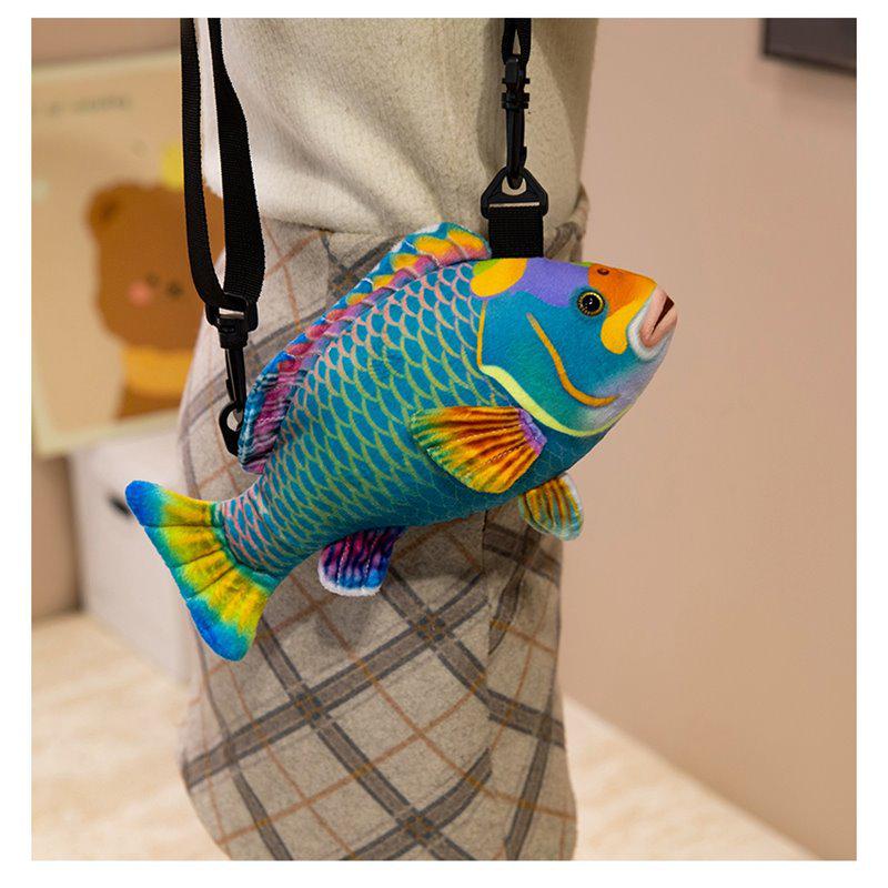 Plecak z Lalką Rybką Koi dla Dziewczynek - Uroczy Szkolny Plecak i Torba Księżniczki
