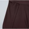 Sexy Halter Brown Long Dress Women Slim Backless Pleat Knot High Slit Draped Dresses Female 2025 Summer Lady Beach Party Dress