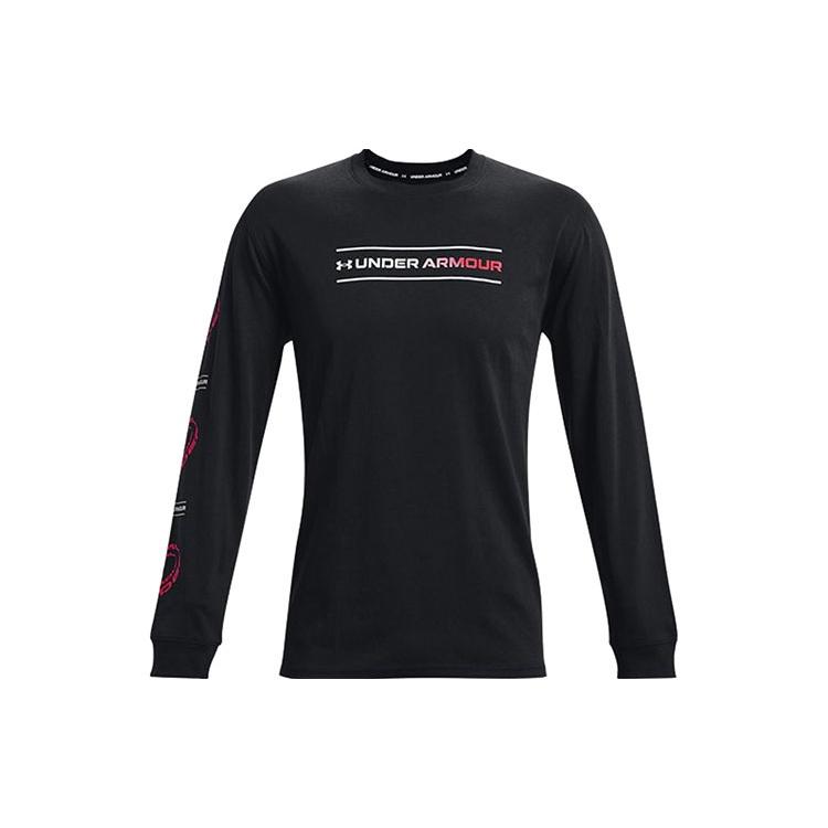 Under Armour Branded Spiral Heavyweight Long Sleeve T-shirt 'Black' Men's 1366473-001