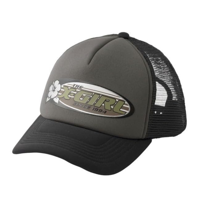 

[X-girl] Кепка HIBISCUS OVAL LOGO TRUCKER CAP Женская ЧЕРНАЯ