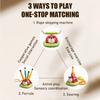 5 in 1 Kids Rope Skipping Machine Ferrule Hoop Game Toy Adjustable Multifunctional Sport Machine Somatosensory Toys for Children