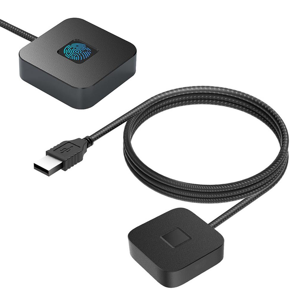 USB Fingerprint Reader for PC 360 Degree Touch Fast Recognition Biometric Fingerprint Scanner Dongle Support for