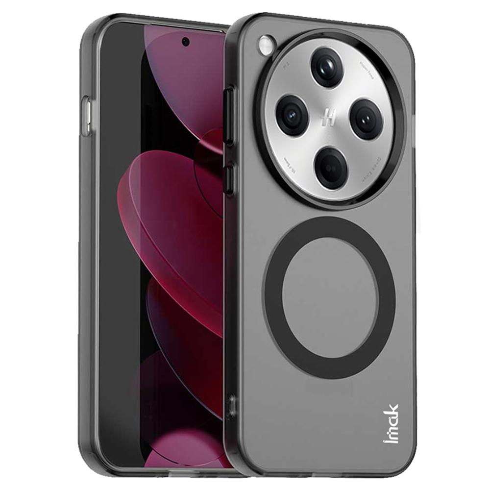 

IMAK Для Oppo Find X8 5G Чохол Сумісний з MagSafe Цукерковий колір Протиударна Задня кришка з ТПУ+ПЕТ Black