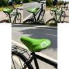 Classic Retro Bike Saddle Green With Rivet Accents Durable Padded Seat For Commuters