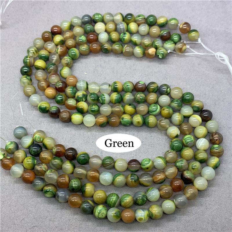 

Натуральный драгоценный камень, красный, синий и белый агат, свободные бусины, ювелирные изделия, браслет, ожерелье, бусины 8mm-20pcs