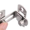 90 Degree Door Buckle Stainless Steel Lock Sliding Door Right Angle Buckle Door And Window Bathroom Bending Latch