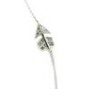 Les Trésors De Lily [L7205] - White 'Cupid's Arrow' Silver Bracelet