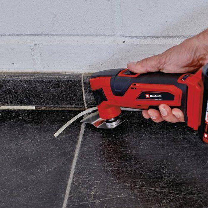 Einhell outil multifonction sans fil tc-mg 18 li - solo pxc (18v, 11000-20000 min.-1) livré sans batterie ni chargeur