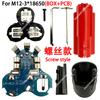 10 Pcs Screw Style Battery Storage Box Case Protection Circuit Board PCB for Milwaukee for M12 12V Li-ion Battery Shell Housings