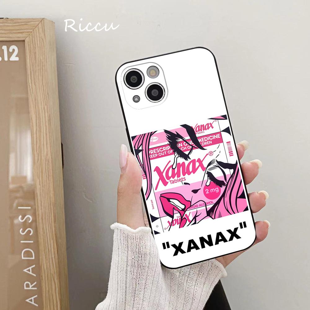 PARA iPhone 14 Funda de Teléfono PARA iPhone 14 11 12 Pro 8 7 Plus X Pro MAX 12 MINI XR XS 13 14 Patrón XANAXS Fundas de Teléfono Silicona