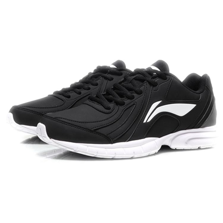 Li-Ning Lightweight Breathable Low-Top Running Shoes Men Sneaker Black ARBL037-9