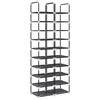 Étagère à chaussures - VIDAXL - 2 pcs - 10 niveaux - Noir - Métal et tissu non tissé
