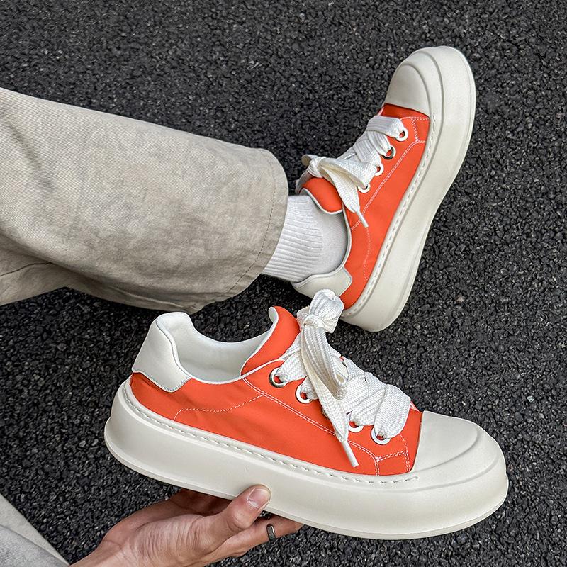 Spring and summer new platform canvas shoes breathable comfortable casual versatile fashion color matching casual shoes 30309-X
