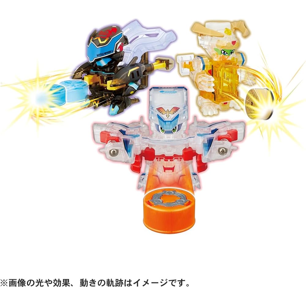 Bottleman BOT-62 Team Guts Set with 6 Bottles and Accessories Toy Set