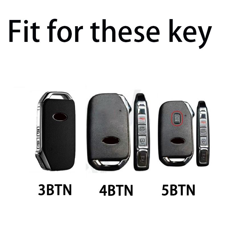 Abs Carbon Car Remote Key Cover Case Shell Fob For Kia Telluride Telluride Sx  Sportage R  K5 Gt Line  Seltos