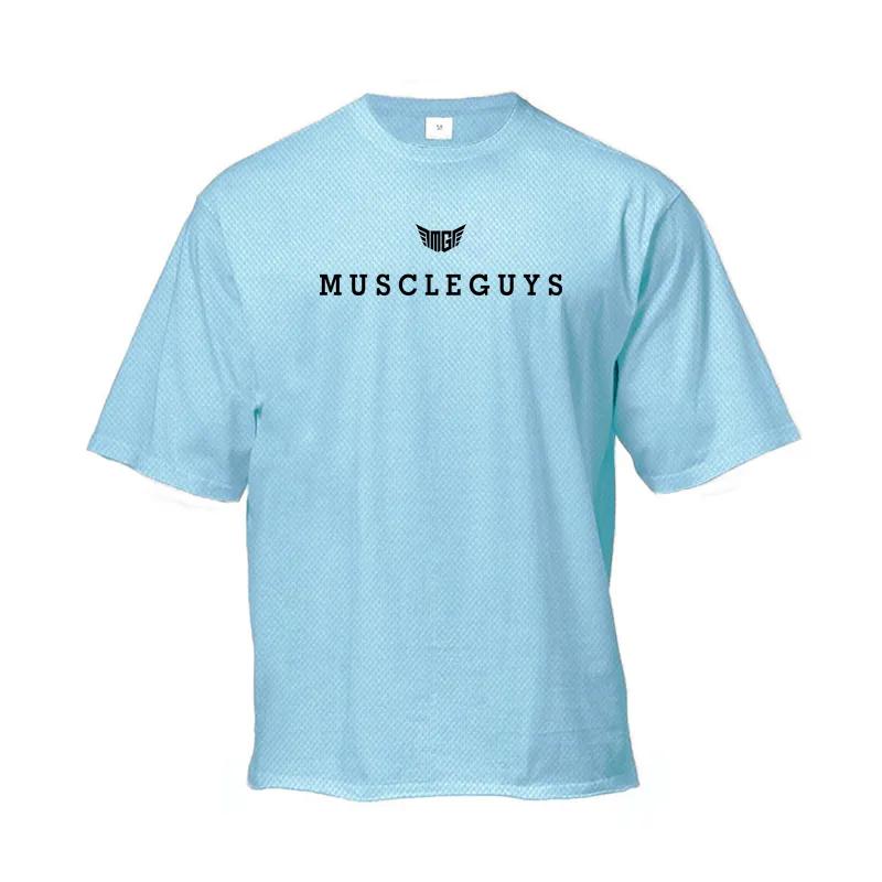 Do The Work  Asian Size Mens Quick-drying Oversived Summer High Quality O-Neck Printed Loose Fit Fashion Breathable T-shirt M-2XL