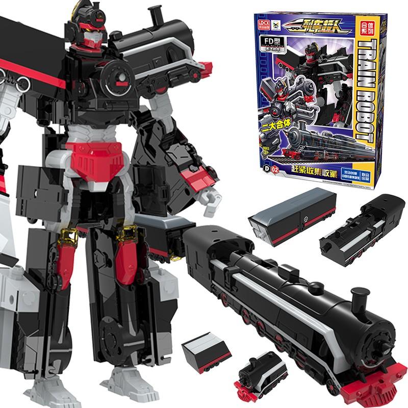 2 IN 1 China High-Speed Railway Super Train Robot Transformation Toy Deformation Train Action Figure CHSR Toy for Kids Toys