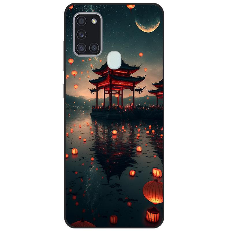 For Samsung A21s SM-A217F/DSN Back Cover tpu Soft Silicone Phone Case For Samsung Galaxy A21s Case Mobile Phone black coque new