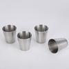 4pcs Stainless Steel Shot Glasses Small Capacity Stackable Metal Drinking Cups 30ml Drinkware for Travel and Party