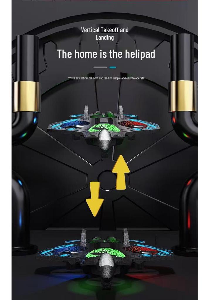 Popular Children's Remote Control Airplane Toy - Long Battery Life, Stunt Capable Fighter Drone Gift Box