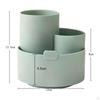 Pen Stand Organizer for Desk - 3 Compartments