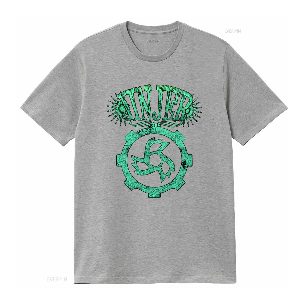 Jinjer T Shirt Print Rock Band Gear Design  vintage Washed Versatile Top For Everyday Wear graphic Casual streetwear Slightly