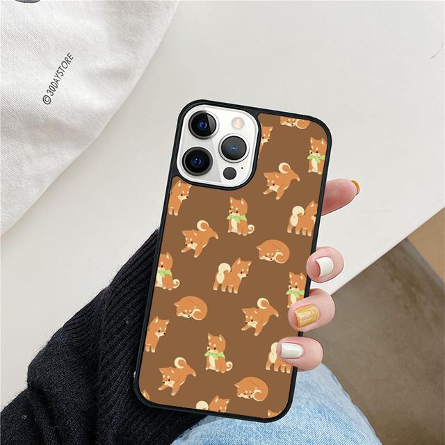 Funny Shiba Inu Mobile Phone Case Cover For iPhone 17 Air 15 16 16e 13 14 12 11 Pro Max Coque For Apple Plus fundas