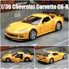 Mașină de jucărie Chevrolet Corvette C6-R 1/36, model de jucărie pentru copii, RMZ CiTY, curse turnate sub presiune, miniatură, trage înapoi, cadou de colecție pentru copii și băieți