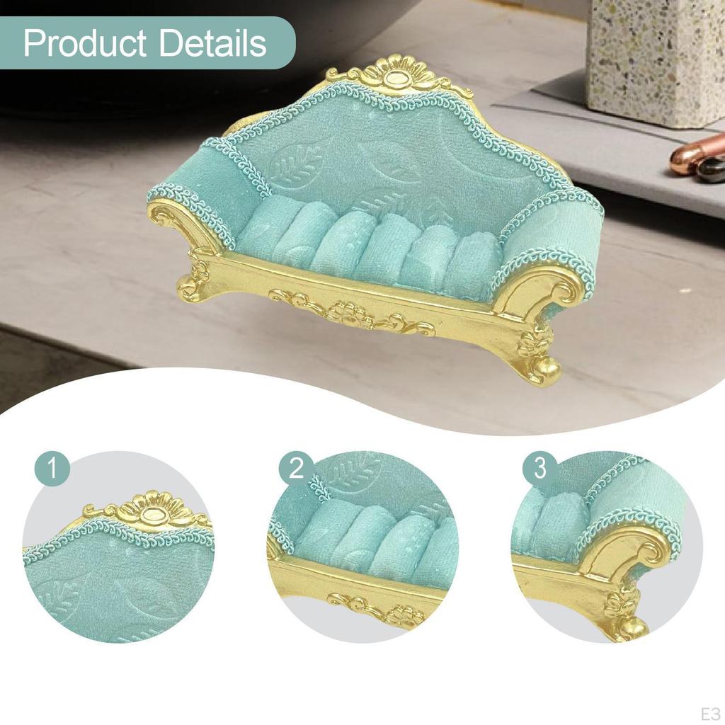 Schmuckständer Halter Sofaförmiger Dekorständer Organizer für Live-Übertragung Shopping