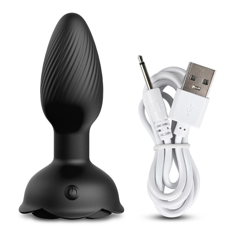 Anal Plug Vibrator Gay Massager Metal Anal Toy Butt Plug Stimulator Masturbation Tools Penetration Anal Plug Vibrating Man Women