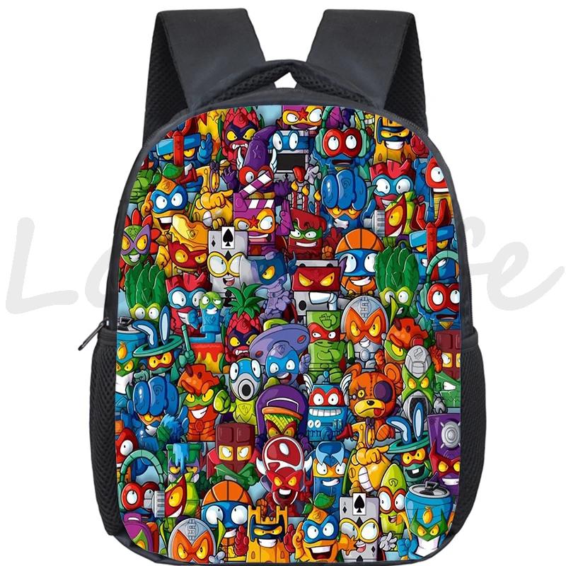New Super Zings Kindergarten Bag Cartoon Game Superzings Backpack for Boys Girls Children School Bags Kids Daily Bookbag Mochila