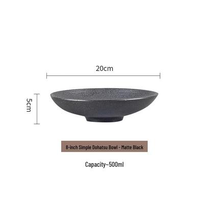 ZISIZ Ceramic Salad and Dinner Bowl
