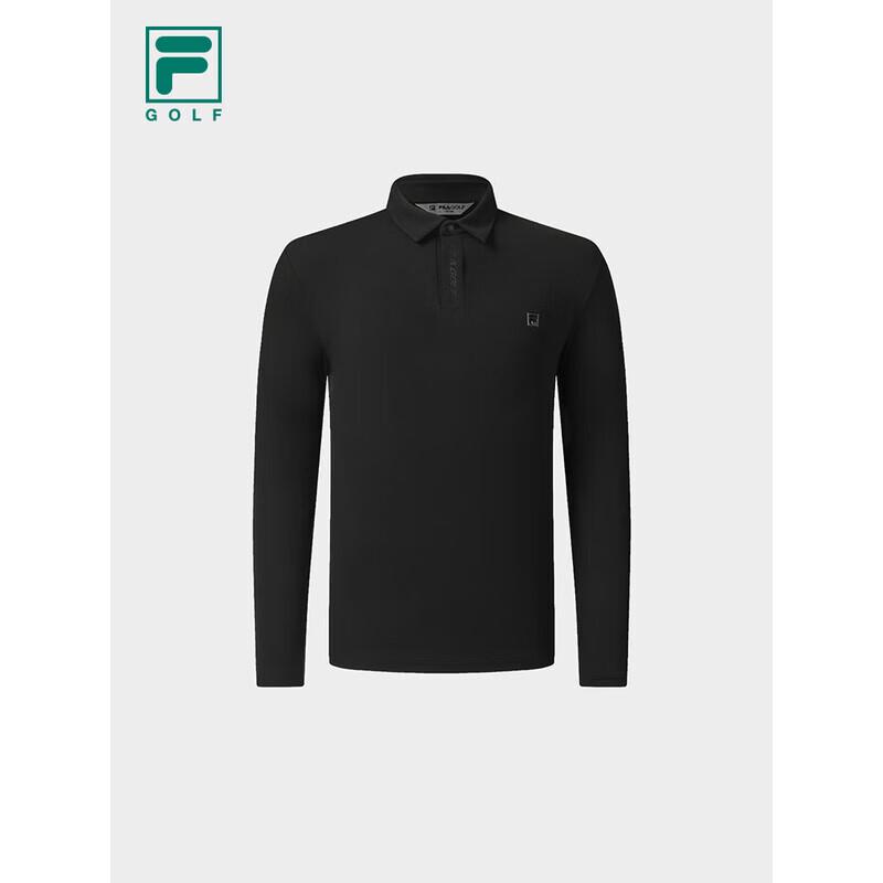 

FILA Men s Knit Long Sleeve Polo Shirt XXL