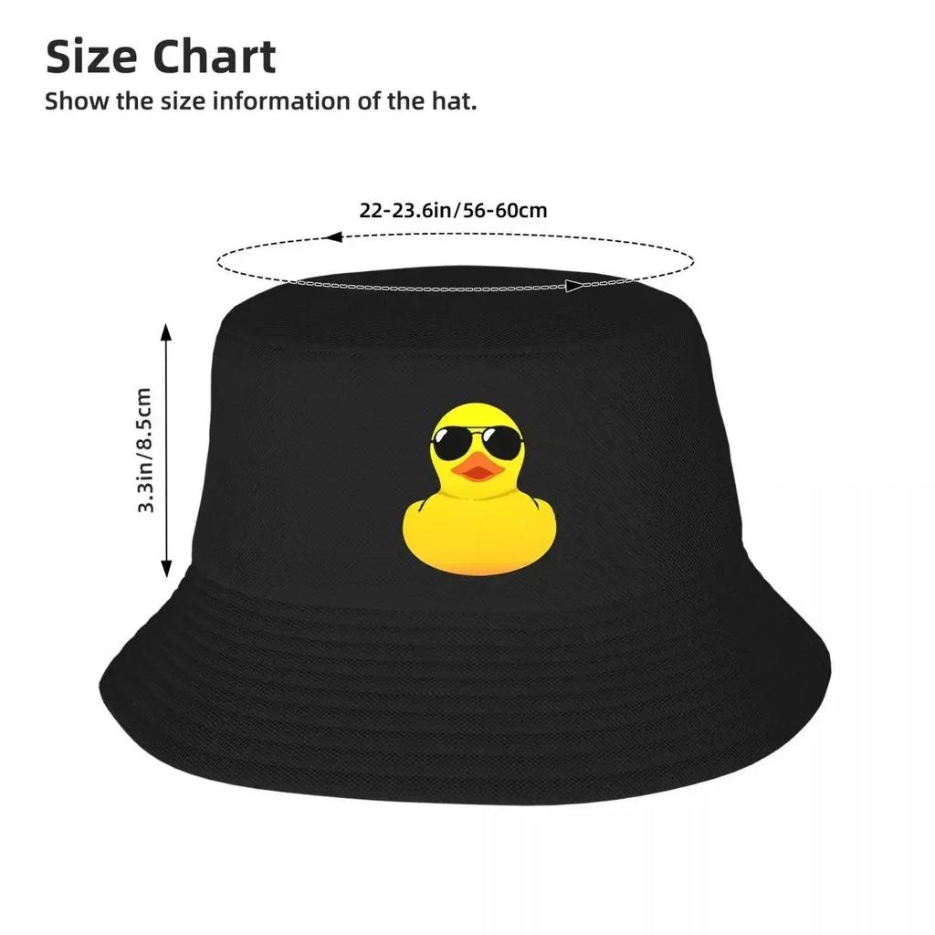 Cool Rubber Duck Bucket Hats Panama For Man Woman Bob  Outdoor Fashion Fisherman   Summer Beach Fishing Unisex Caps