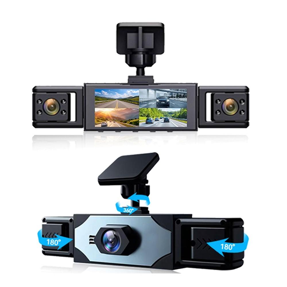 

Car Dash Cam 4 Channel 360° Front Rear Inside Dash Cam FHD 1080P Car Camera