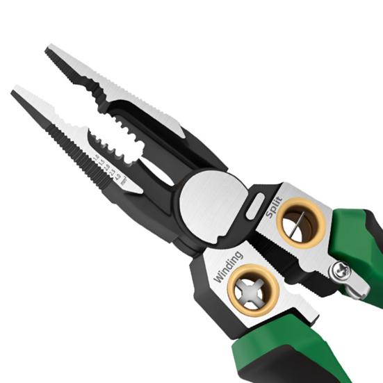 8-in-1 Wire Stripper with Voltage Tester Ergonomic Handle Portable Multi-function Electric Wire