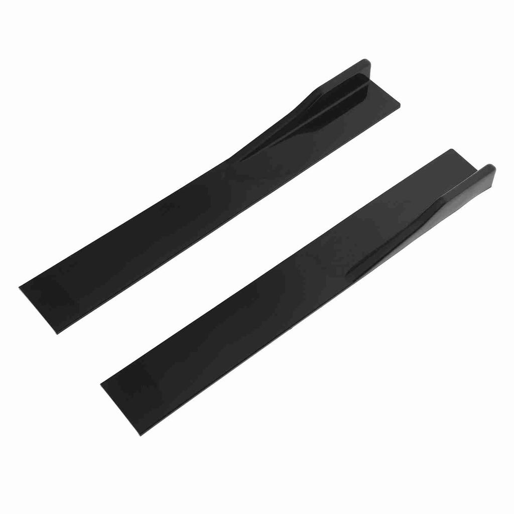 2Pcs Car Side Skirt Rear Gloss Balck Side Skirt Winglet Diffuser Lip For Accord Civic