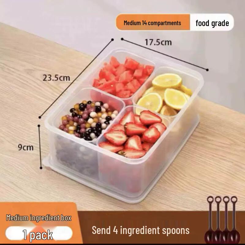 

Commercial Multi-Compartment Condiment Storage Box