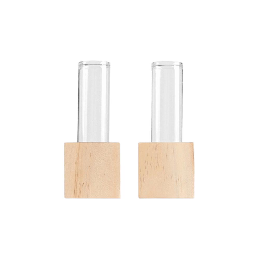 Home Decoration Glass Tube Vase Minimalist Flower Holder Hydroponic Flower Vase Indoor Planting