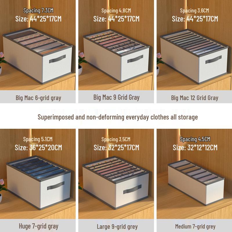 Foldable Wardrobe Storage Box - Large Capacity Drawer for Clothes and Pants