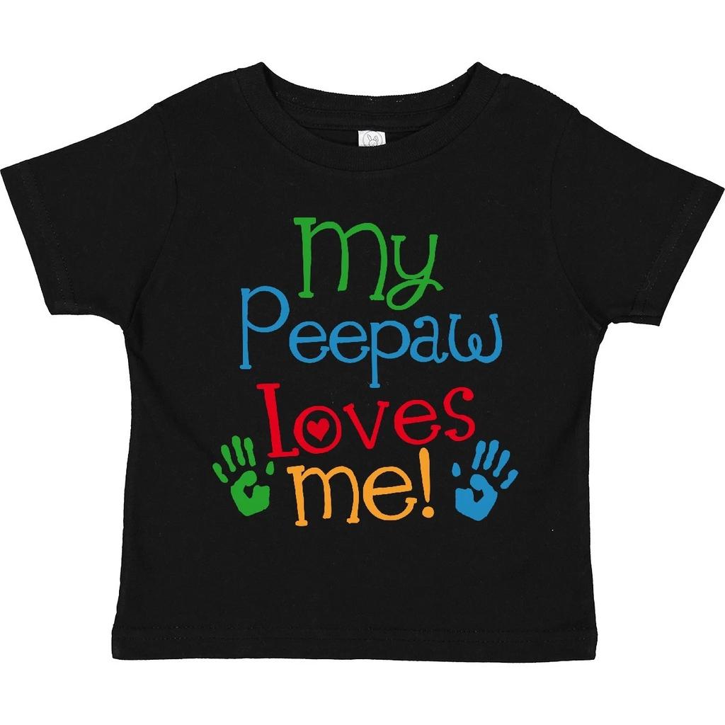 Inktastic My Peepaw Loves Me Toddler T-Shirt From Grandkids Grandchild Baby Boys