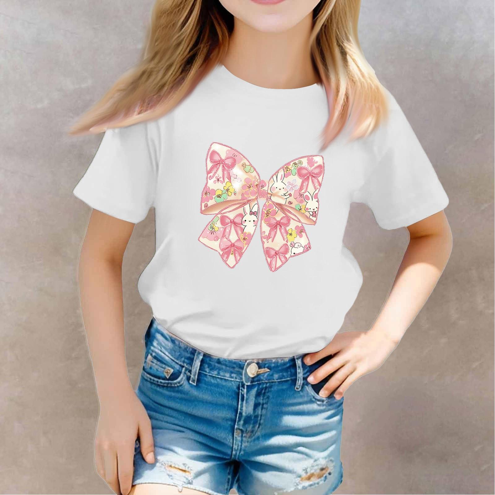 

Футболки для малышей, девочек и мальчиков, детские футболки с короткими рукавами и принтом для мальчиков и девочек 130 белый