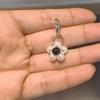 1PCS Crystal Flower Black White Color Fairy Bow Shoe Laces Buckle  Ballet Lace Pearl Shoes Charm Buckle Shoelaces Decoration