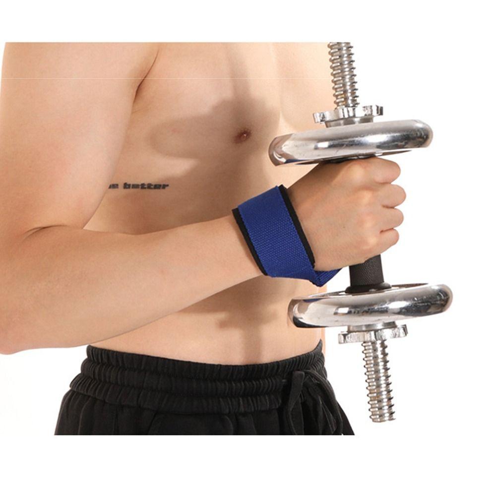 Adjustable Weightlifting Wrist Straps Non-slip Added Friction Strength Training Straps Comfortable Padded Sports Grip Band