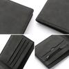PU Leather Male Purse Lightweight Short Skin Wallets Gift Short Card Holder  Travel