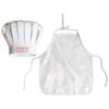 Newborn Cooking Costume White Chefs Hat And Apron For Baby Photoshoots Soft Infant Photography Props Holiday Gift