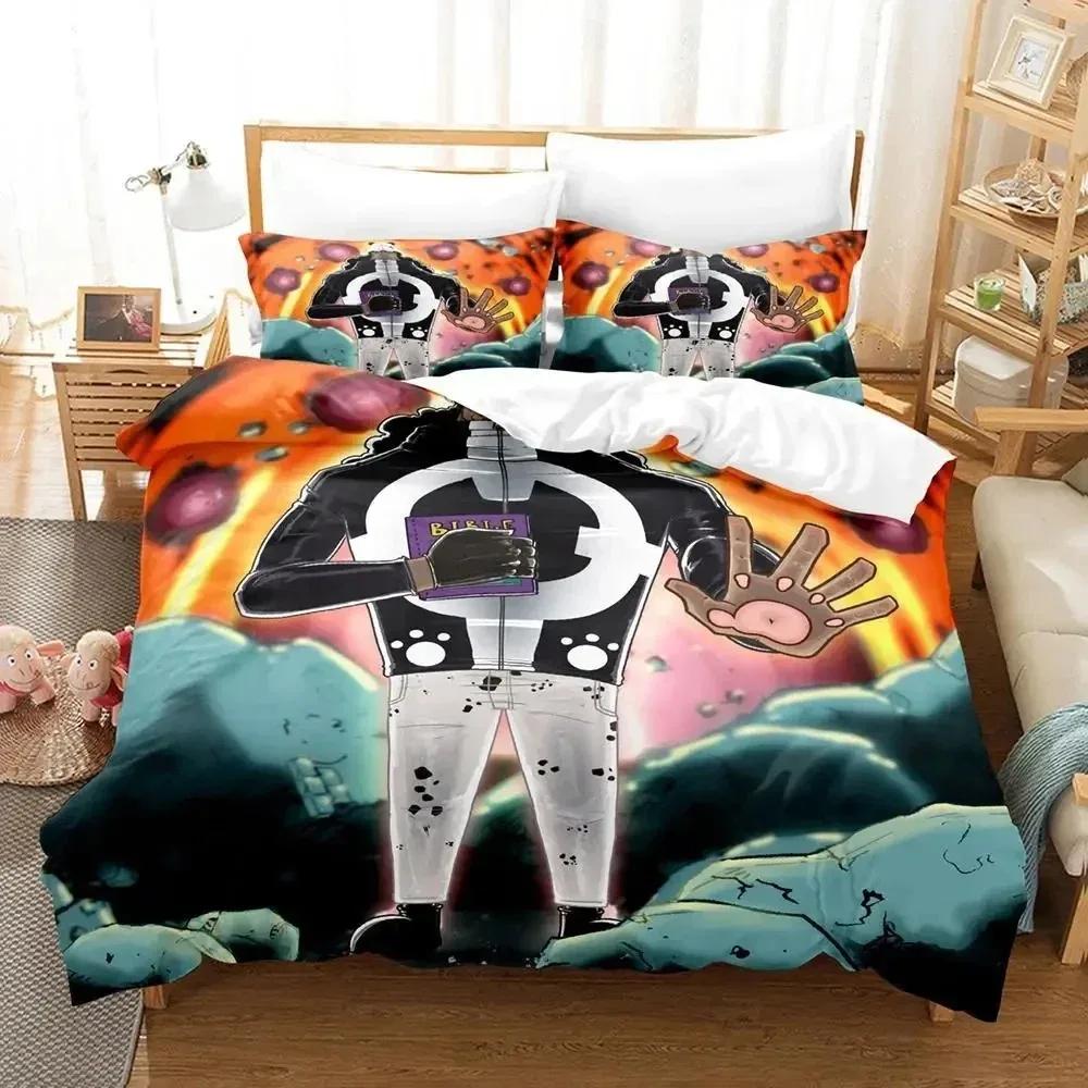 Anime Bartholemew Kuma Sängklädesset Påslakan Sängset Täcke Örngott Täcke king Queen Size Pojkar Vuxen Sängkläder