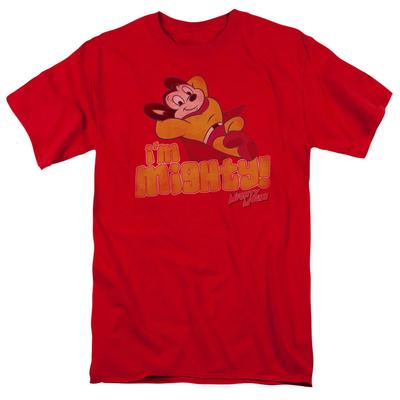 Mighty Mouse Maglietta da Uomo Mighty Rossa