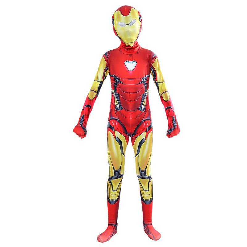 Factory  Halloween Movie Character Costumes Superhero SpiderMan Mask with Headgear Adults Jumpsuit  Milk Silk Fabric